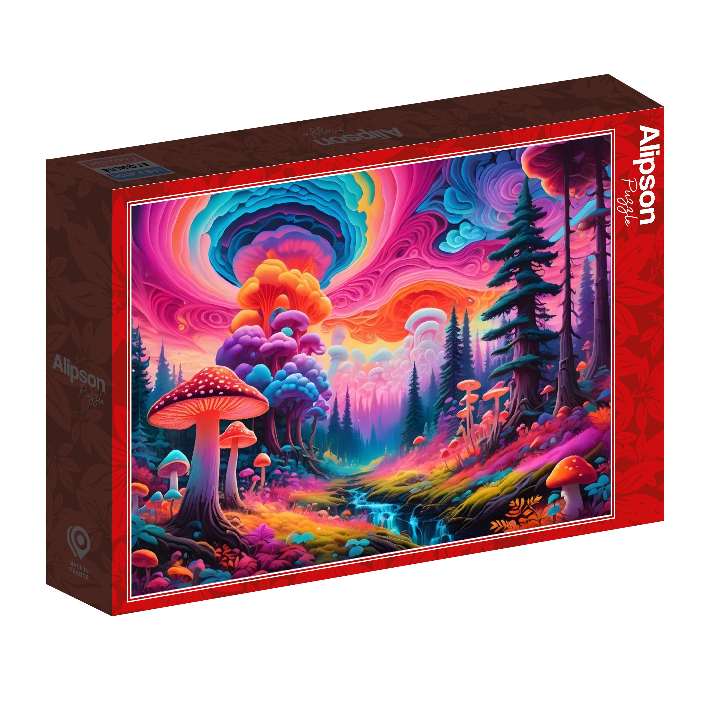 Alternative view of Mushroom Forest Puslespil 1000 Brikker