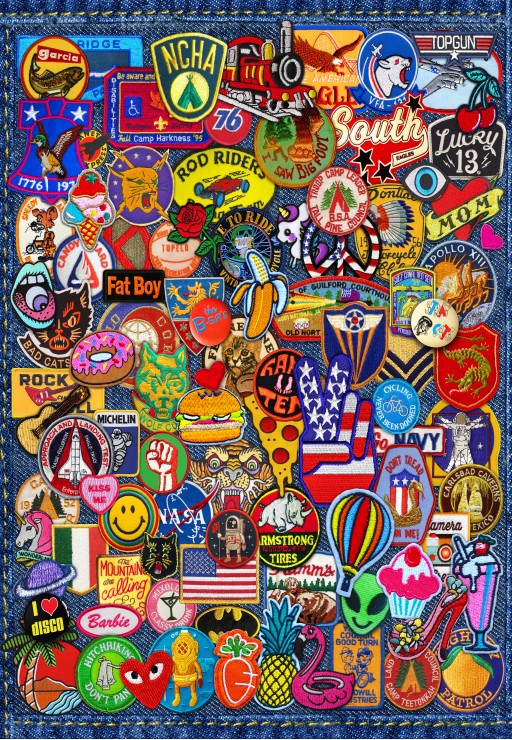 Patch Crazy Puslespil 1000 Brikker