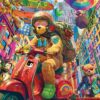 Teddy on the Go Puslespil 1000 Brikker