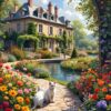 Cottage's Flowering Arch Puslespil 1000 Brikker