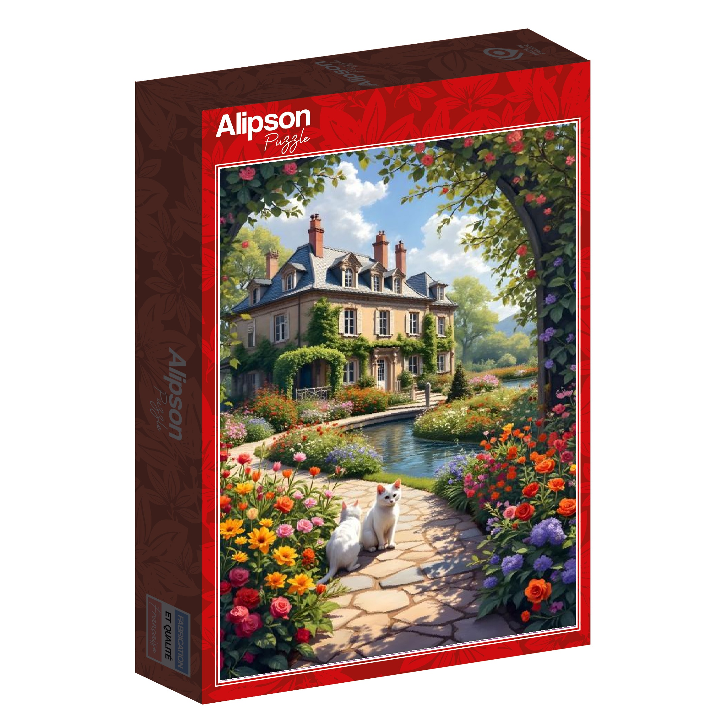 Alternative view of Cottage's Flowering Arch Puslespil 1000 Brikker