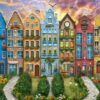 Rainbow Village Puslespil 1000 Brikker