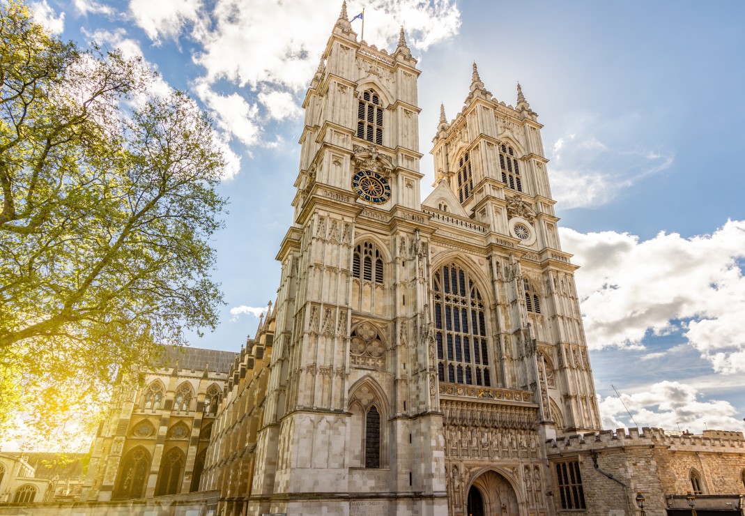 Westminster Abbey in Spring Puslespil 1000 Brikker
