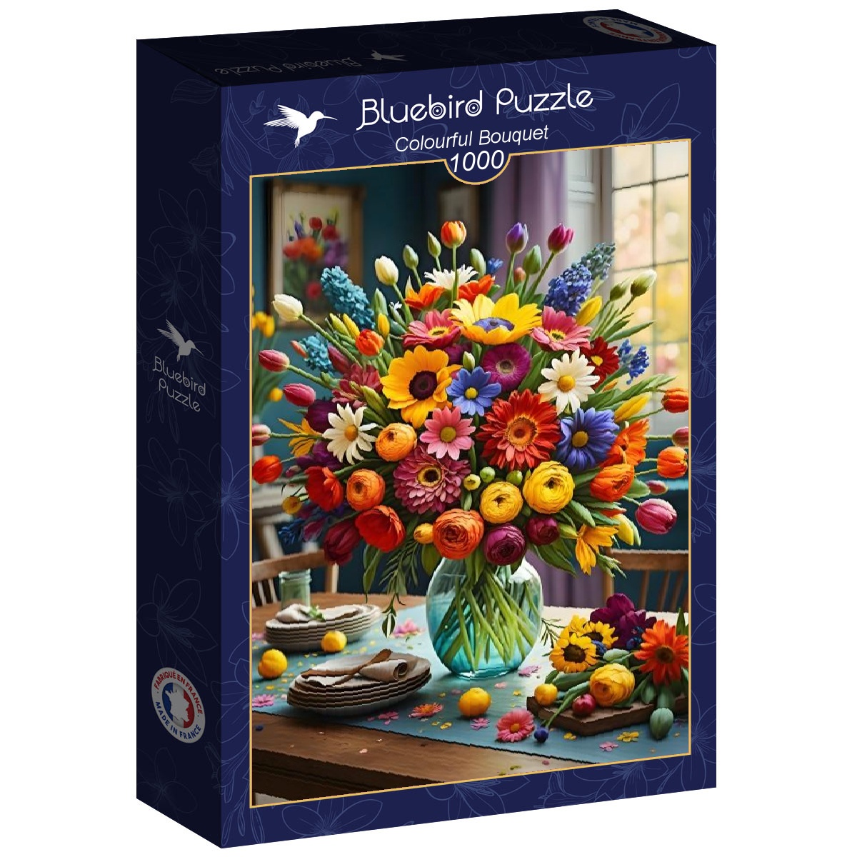 Alternative view of Colourful Bouquet Puslespil 1000 Brikker