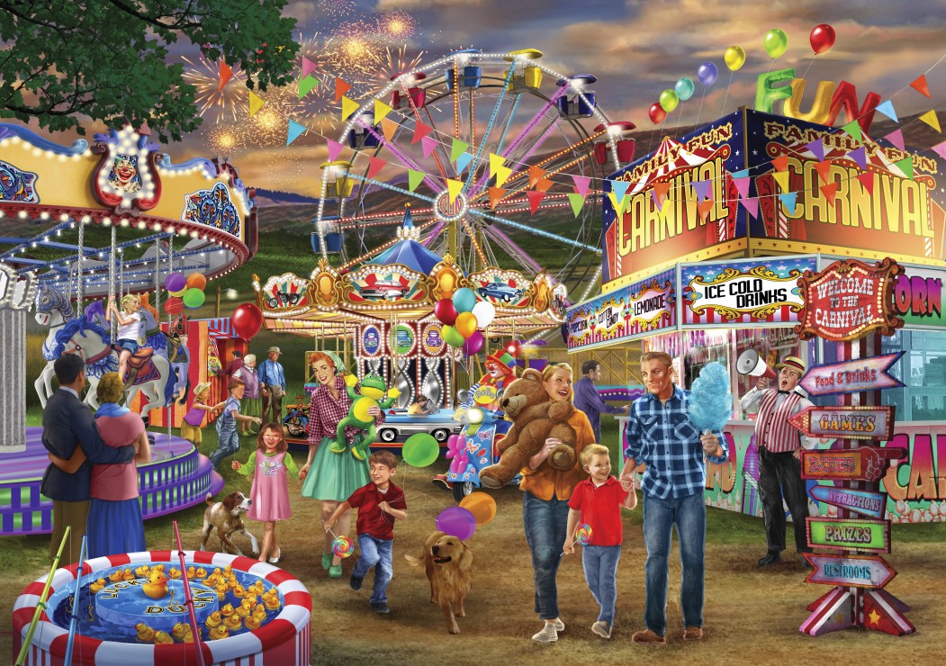 Family Fun Carnival Puslespil 2000 Brikker