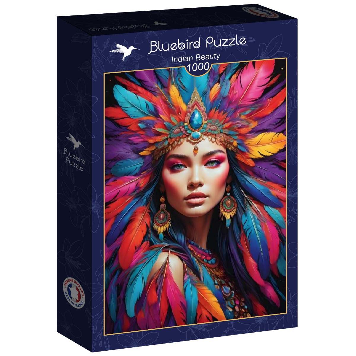 Indian Beauty Puslespil 1000 Brikker - Billede 2