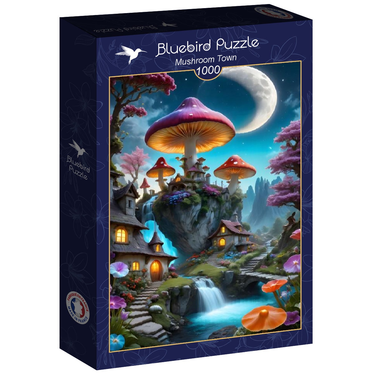 Alternative view of Mushroom Town Puslespil 1000 Brikker