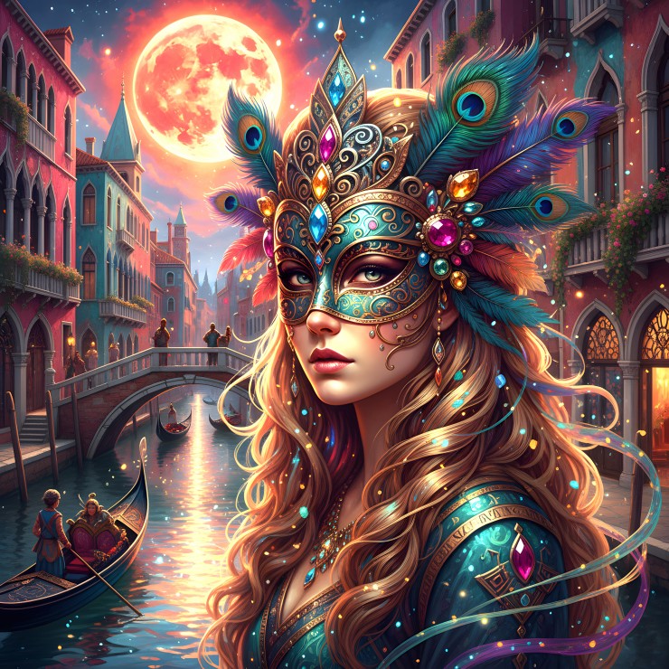 Venice Carnival Puslespil 1000 Brikker