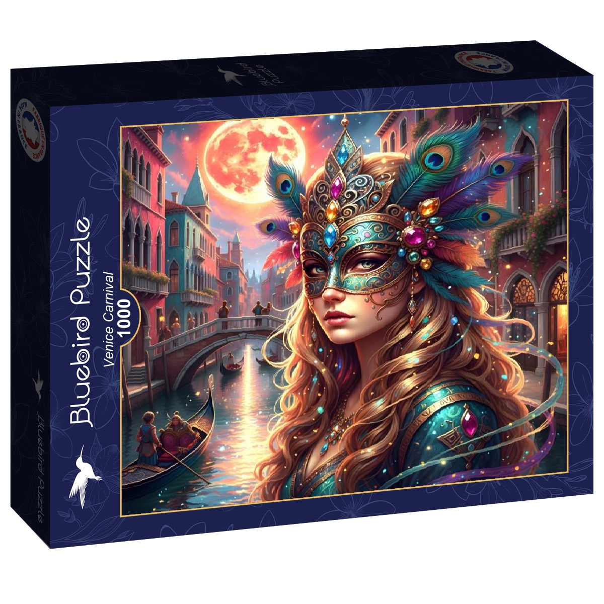 Alternative view of Venice Carnival Puslespil 1000 Brikker