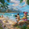 Mickey and Minnie in Hawaii Disney Puslespil 1000 Brikker