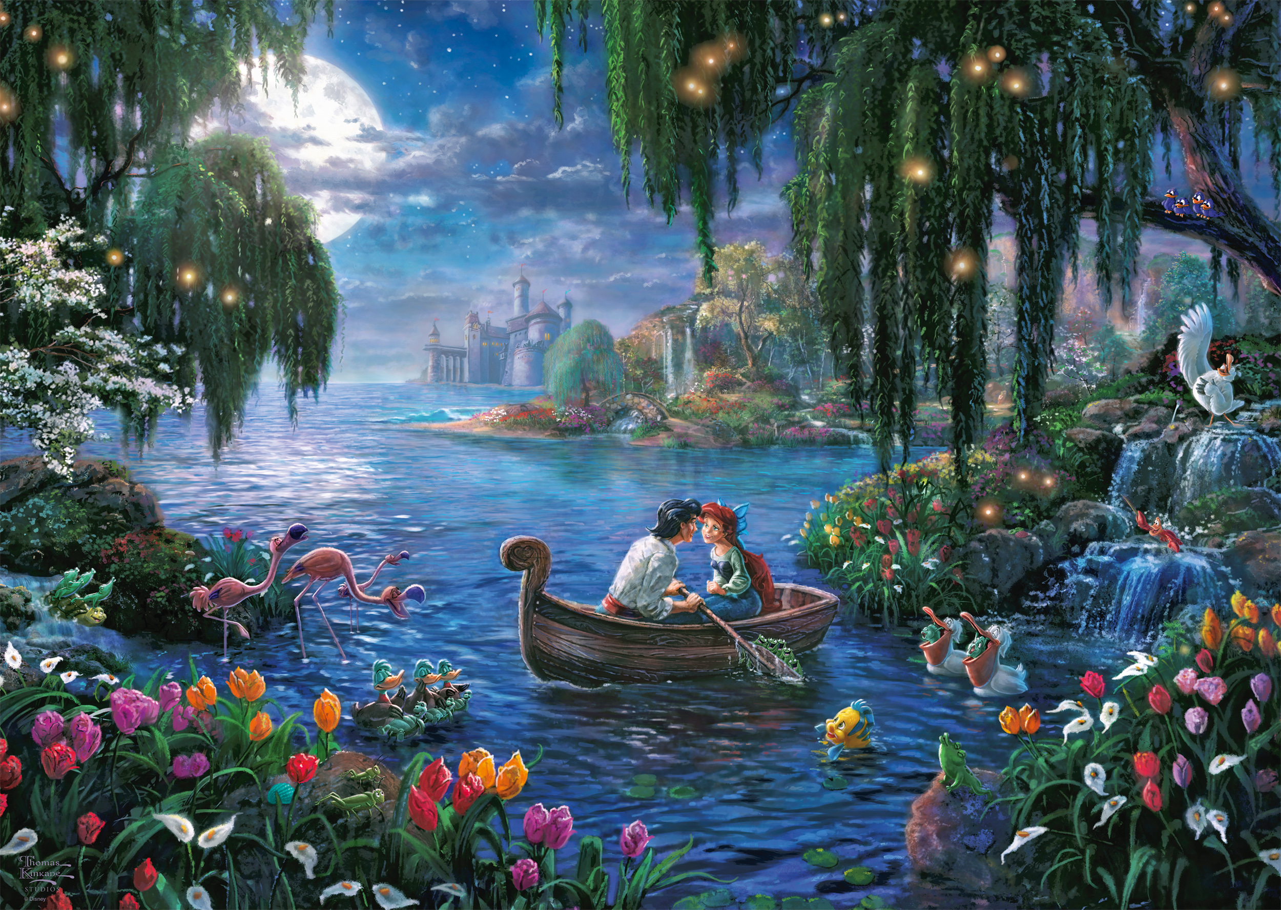 Little Mermaid and Prince Eric Disney Puslespil 1000 Brikker