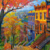 Autumn City Hill Puslespil 3000 Brikker