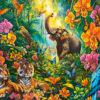 Blooming Jungle Puslespil 1000 Brikker