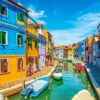 Burano Colors, Italy Puslespil 1000 Brikker