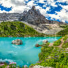 Lake Sorapis, Dolomites, Italy Puslespil 2000 Brikker
