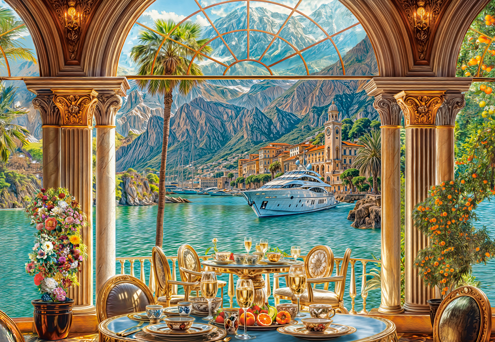 Mediterranean Dessert Puslespil 1500 Brikker