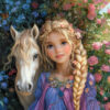 Princess With A Horse Puslespil 1500 Brikker