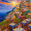 Romantic Positano Evening Puslespil 1500 Brikker