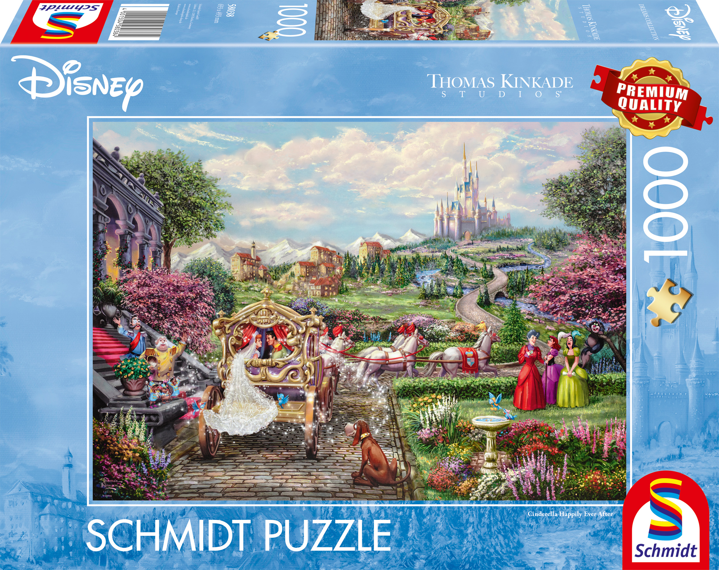 Alternative view of Cinderella Happily Ever After Disney Puslespil 1000 Brikker