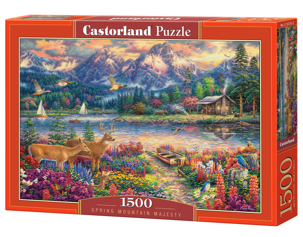 Alternative view of Spring Mountain Majesty Puslespil 1500 Brikker