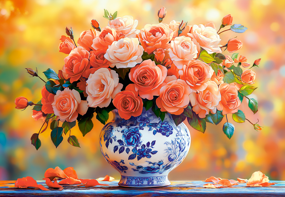 Summer Roses Puslespil 1500 Brikker