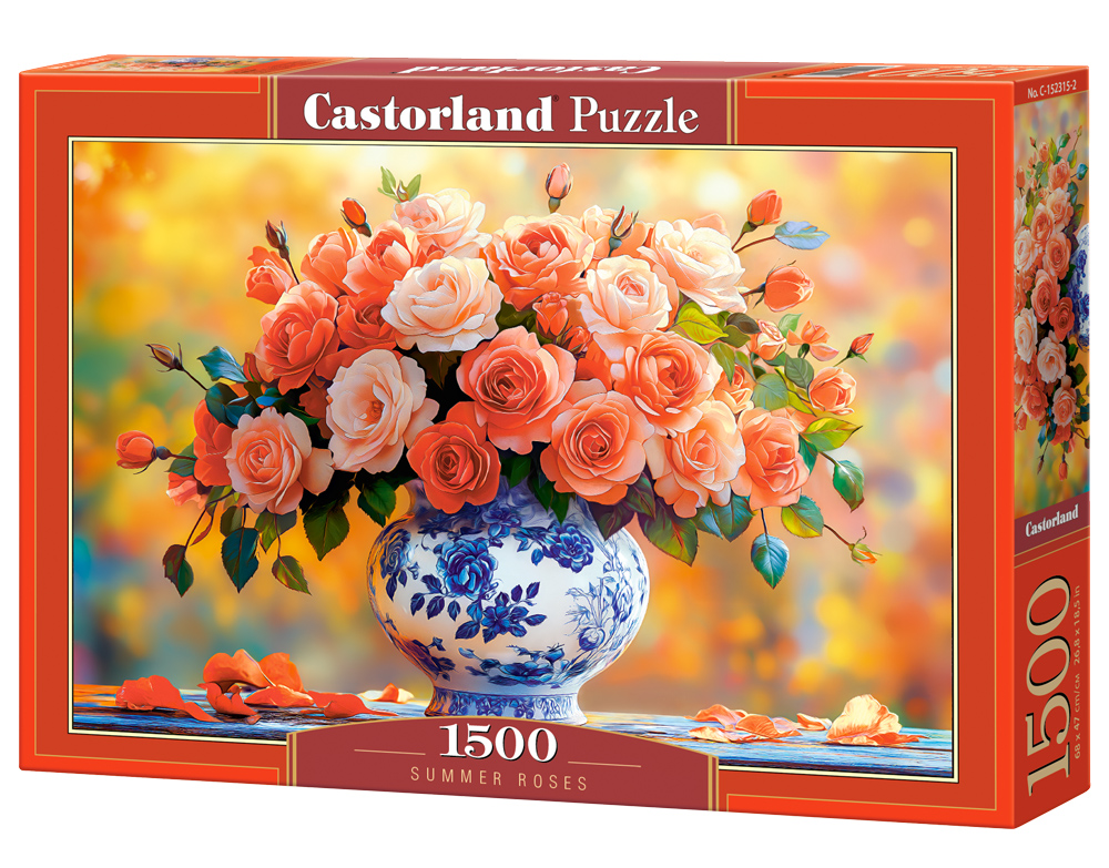 Alternative view of Summer Roses Puslespil 1500 Brikker