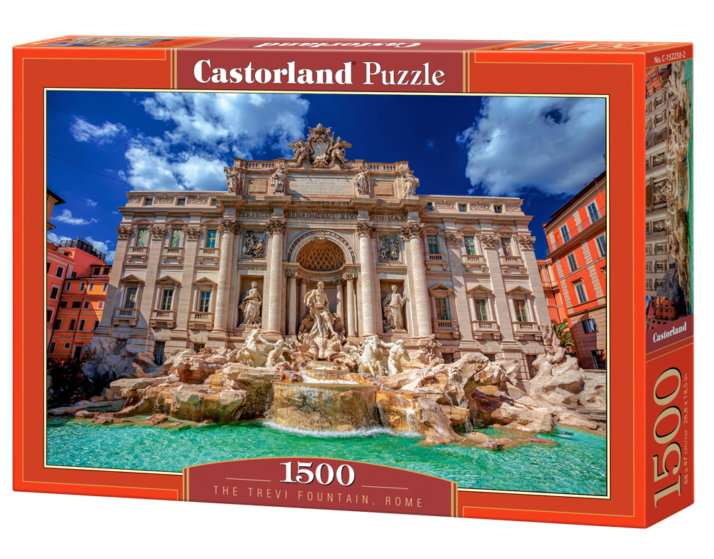 Alternative view of Trevi Fountain Puslespil 1500 Brikker