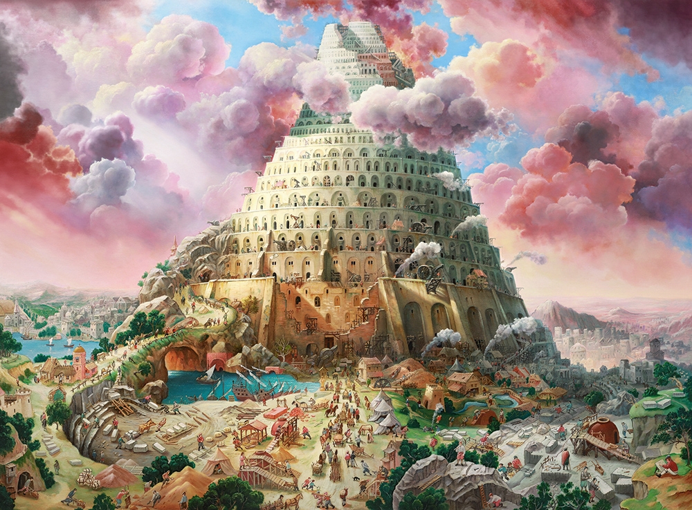 Tower of Babel Puslespil 3000 Brikker