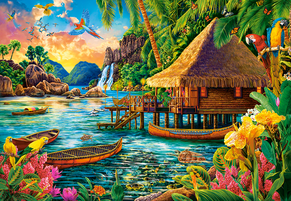 Tropical Island Puslespil 1000 Brikker