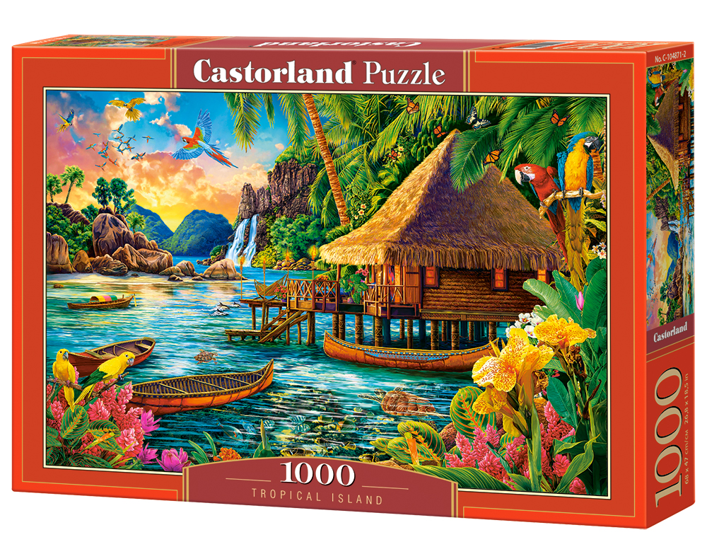 Alternative view of Tropical Island Puslespil 1000 Brikker