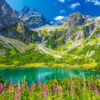 Zelene Pleso, Tatras, Slovakia Puslespil 1000 Brikker