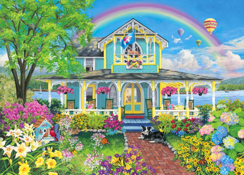 Blue Cottage Puslespil 1500 Brikker