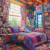 My Colorful Bedroom Puslespil 1000 Brikker