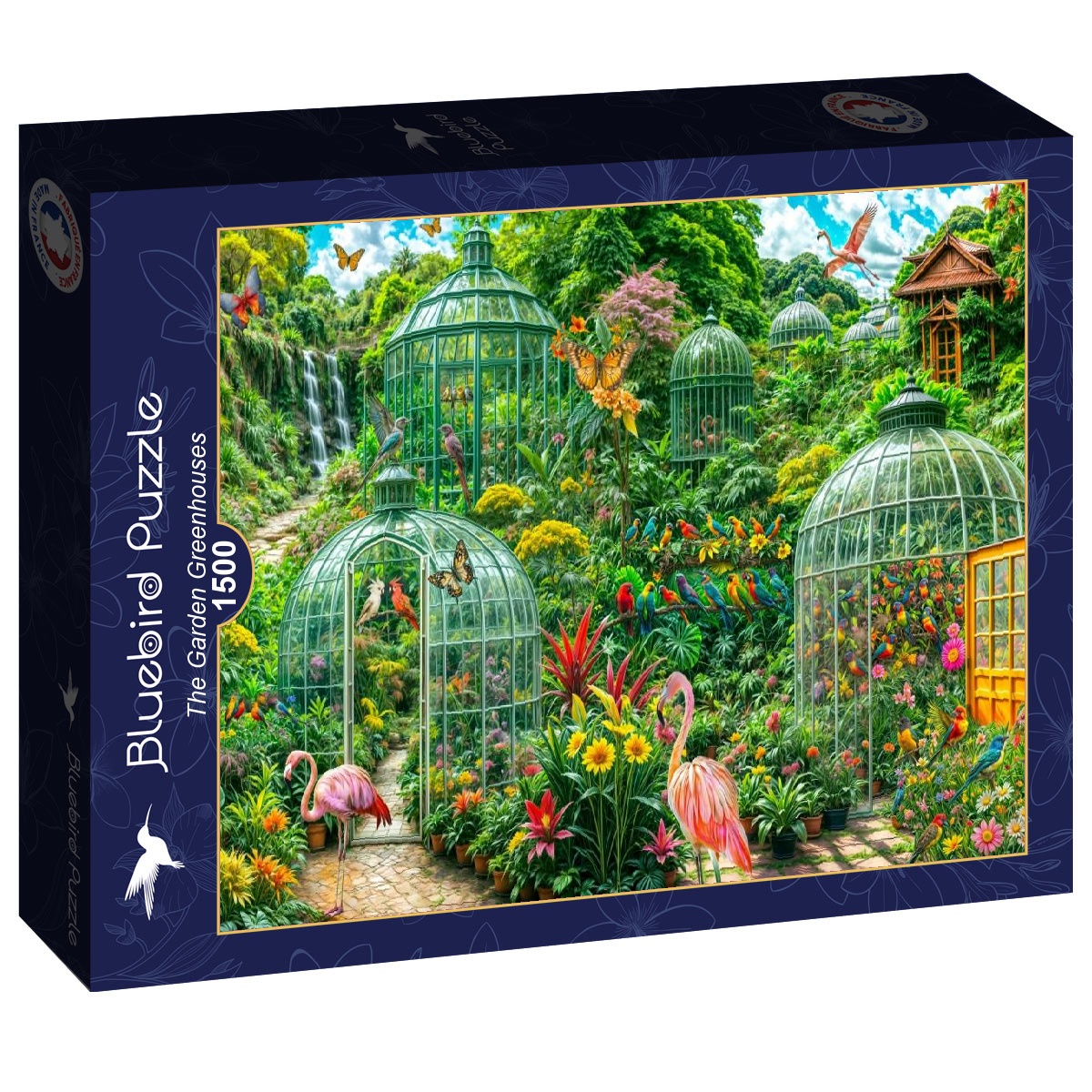 Alternative view of Garden Greenhouses Puslespil 1500 Brikker
