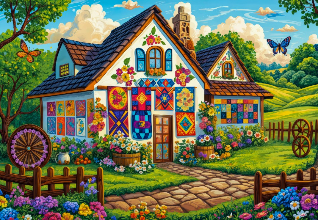 Quilt House Puslespil 1000 Brikker