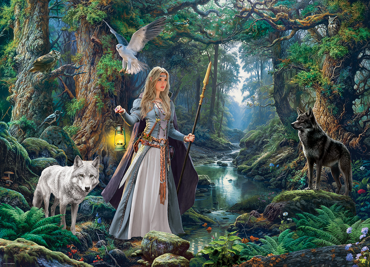 Fantasy Forest Puslespil 1000 Brikker