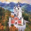 Schloss Neuschwanstein, Deutschland Puslespil 1000 Brikker