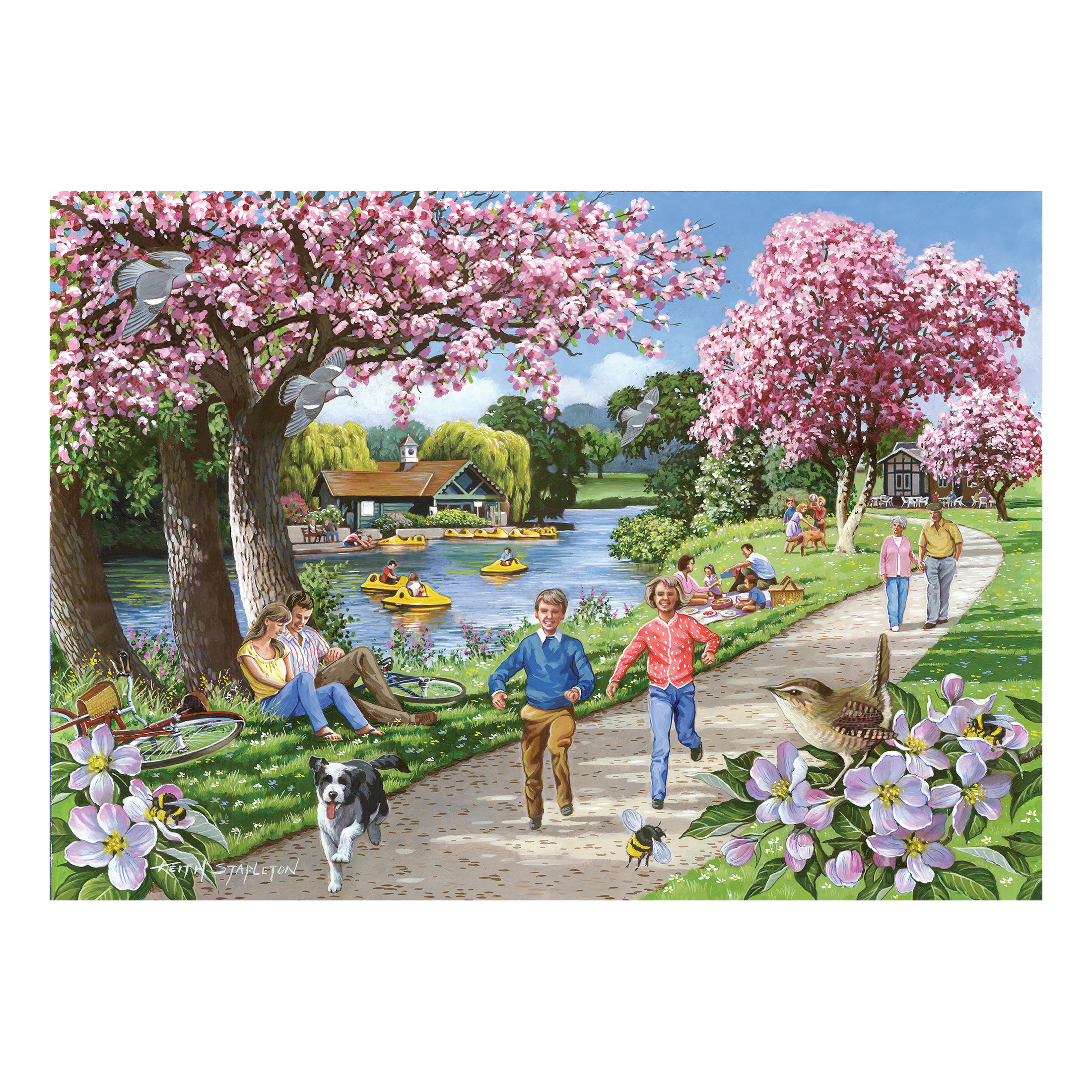 Apple Blossom Time Puslespil 1000 Brikker