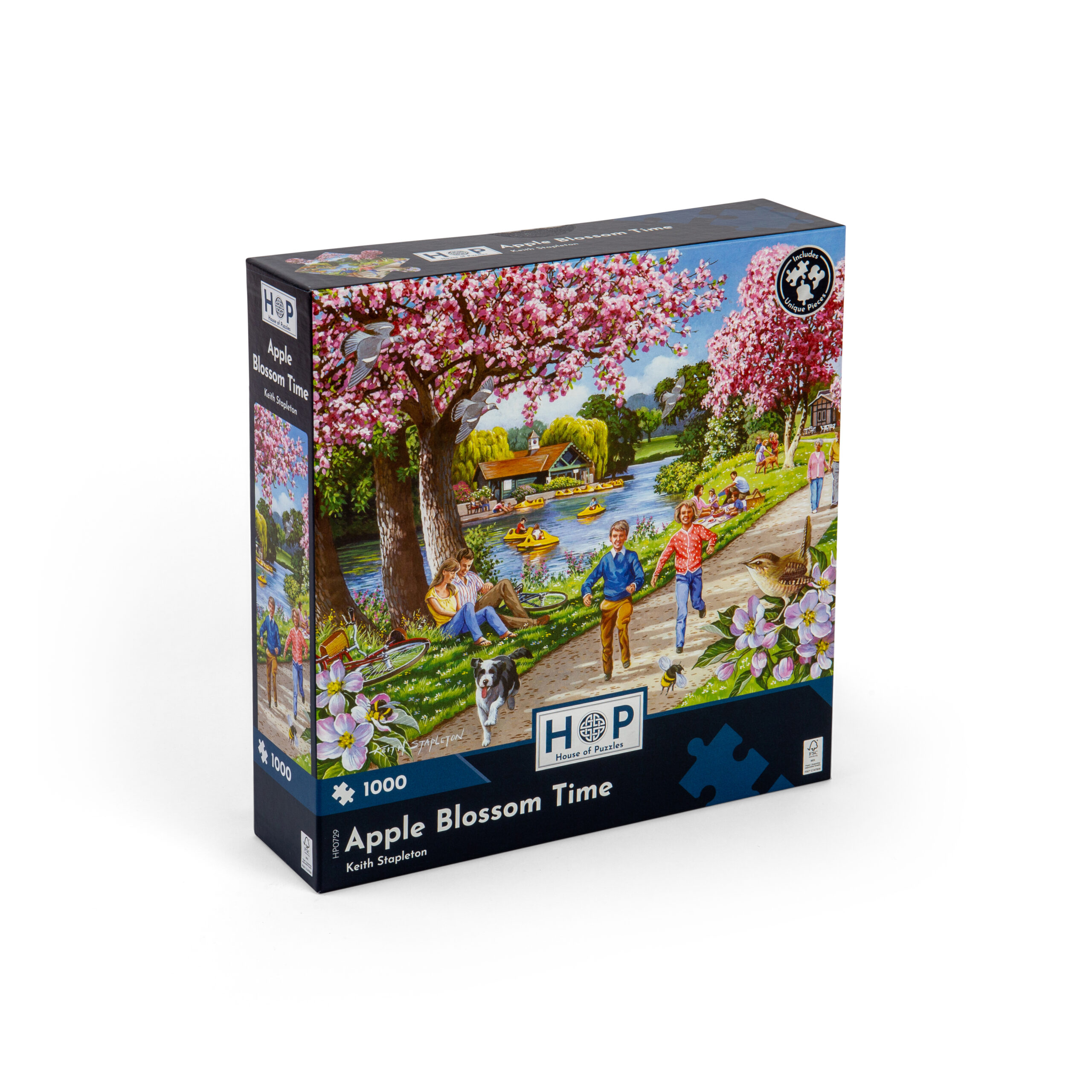 Alternative view of Apple Blossom Time Puslespil 1000 Brikker