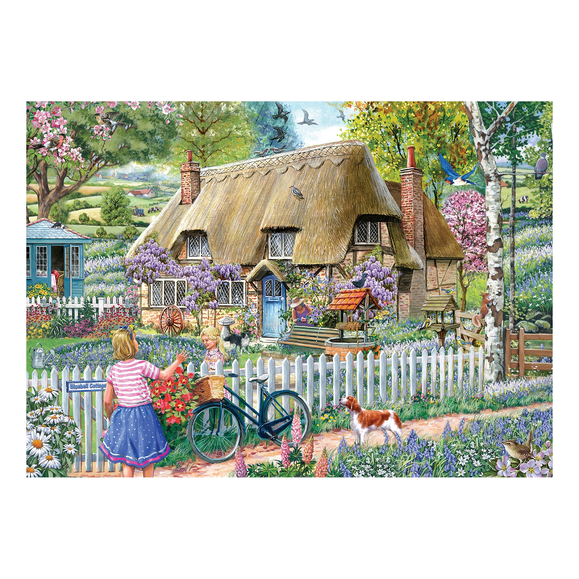 Bluebell Cottage Puslespil 1000 Brikker