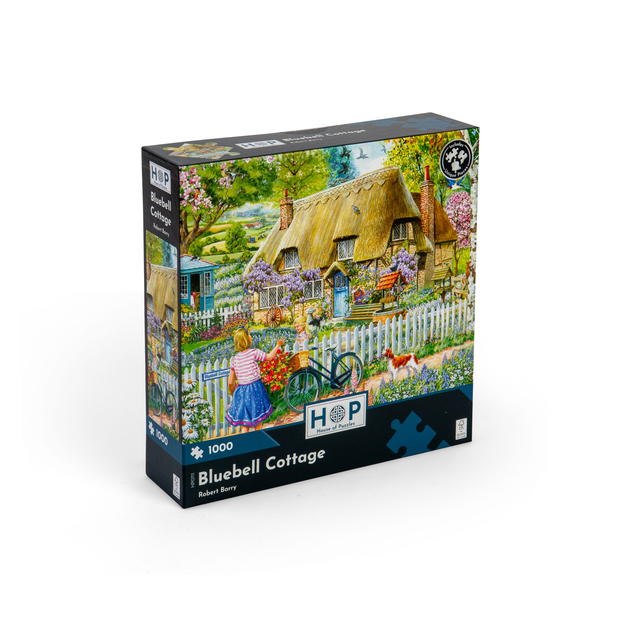 Alternative view of Bluebell Cottage Puslespil 1000 Brikker