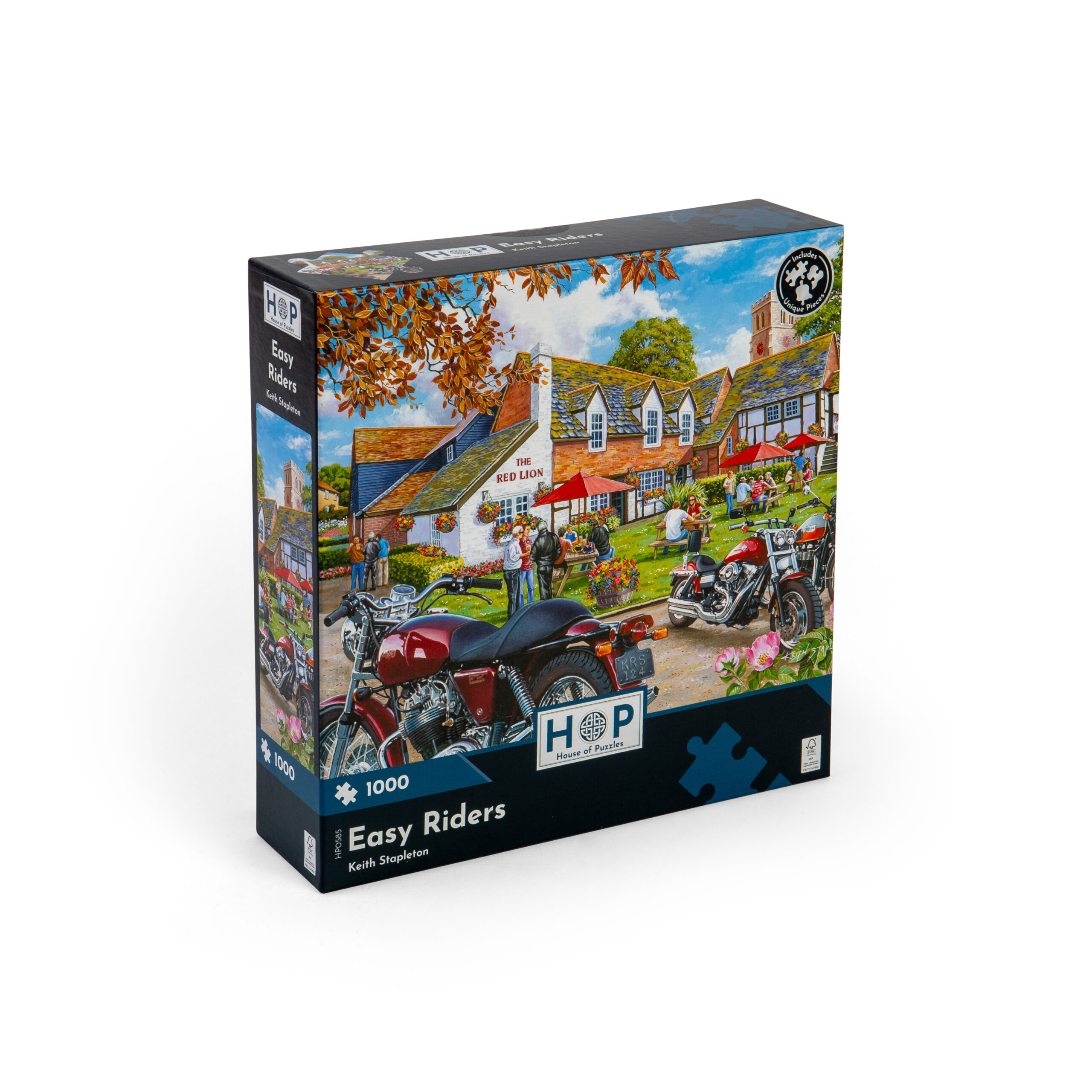 Alternative view of Easy Riders Puslespil 1000 Brikker