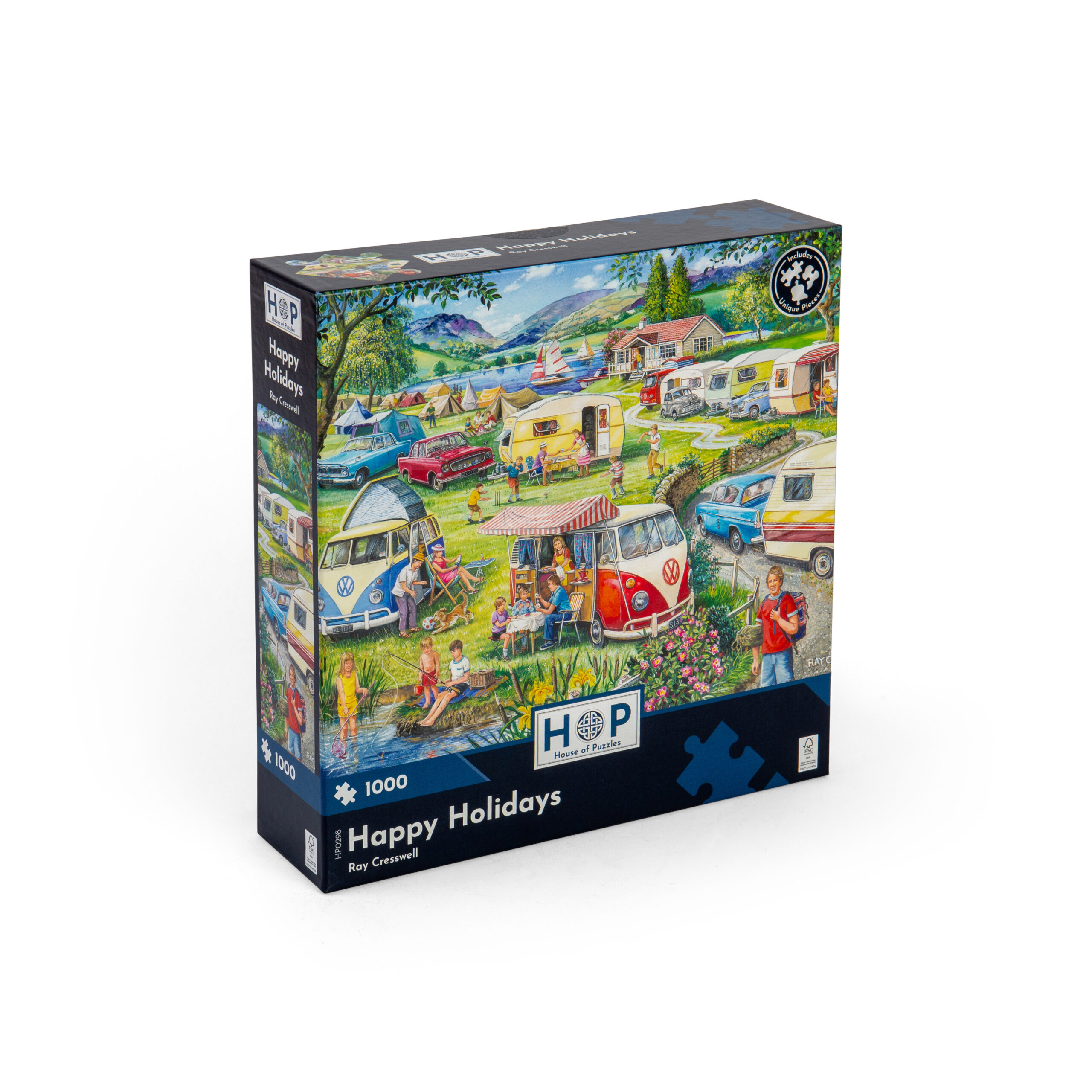Alternative view of Happy Holidays Puslespil 1000 Brikker