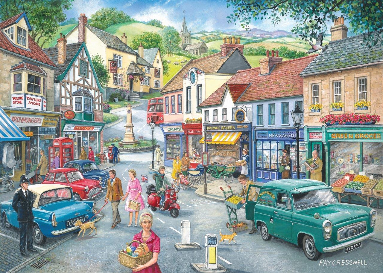 At The Shops Puslespil 1000 Brikker