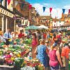 Street Market Puslespil 500 Brikker