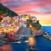 Manarola at Dusk, Italy Puslespil 2000 Brikker