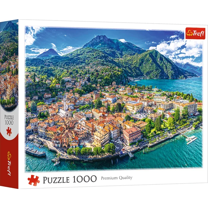 Alternative view of Menaggio on Lake Como, Italy Puslespil 1000 Brikker