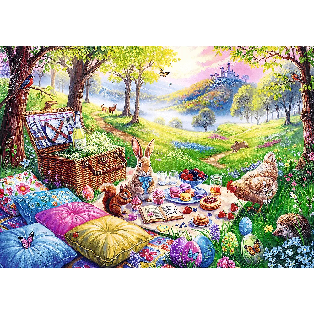 Picnic in the Meadow Puslespil 1000 Brikker
