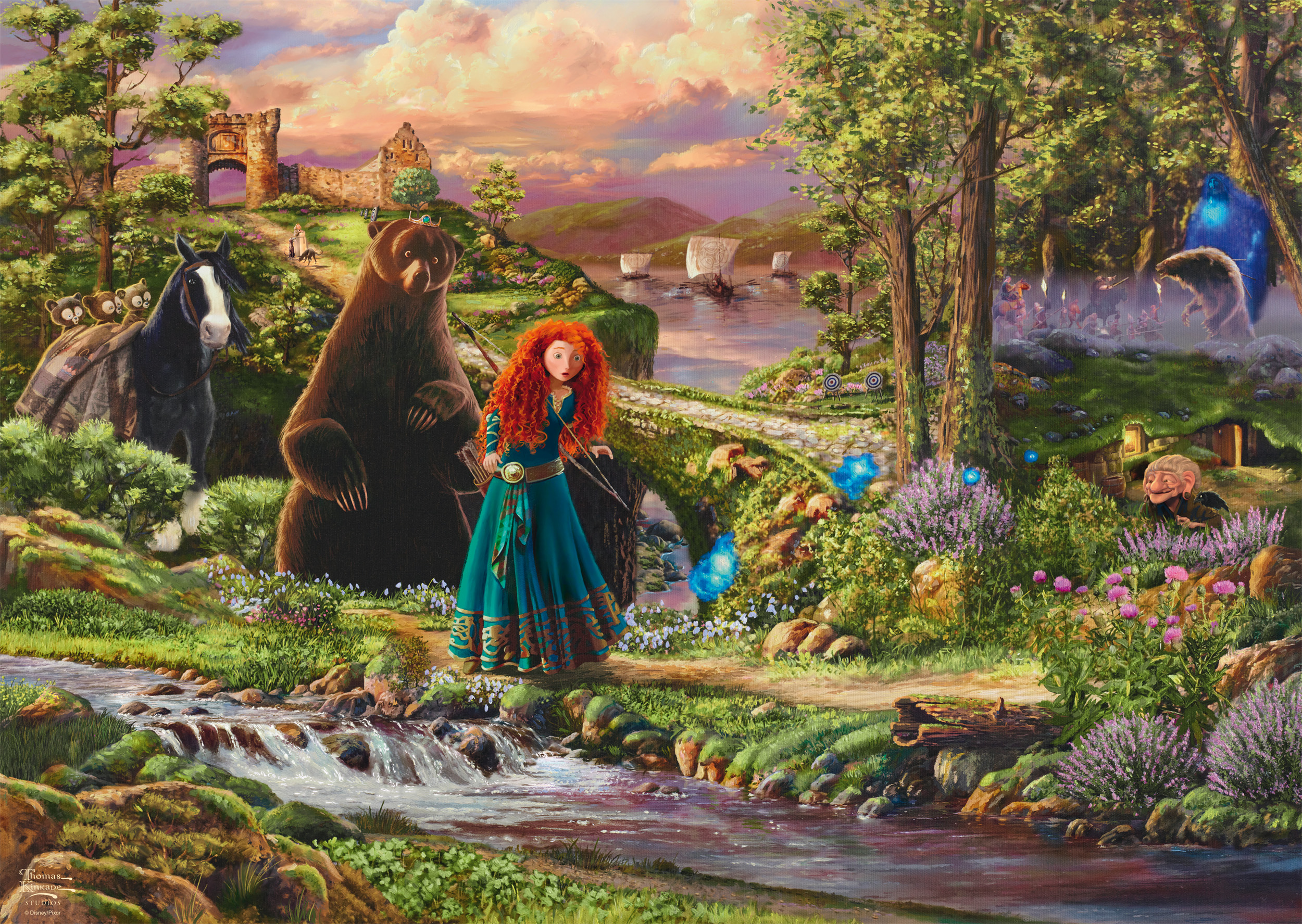 Brave - Merida Disney Puslespil 1000 Brikker