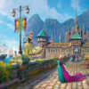 Disney Frozen Celebrating in Arendelle Puslespil 1000 Brikker